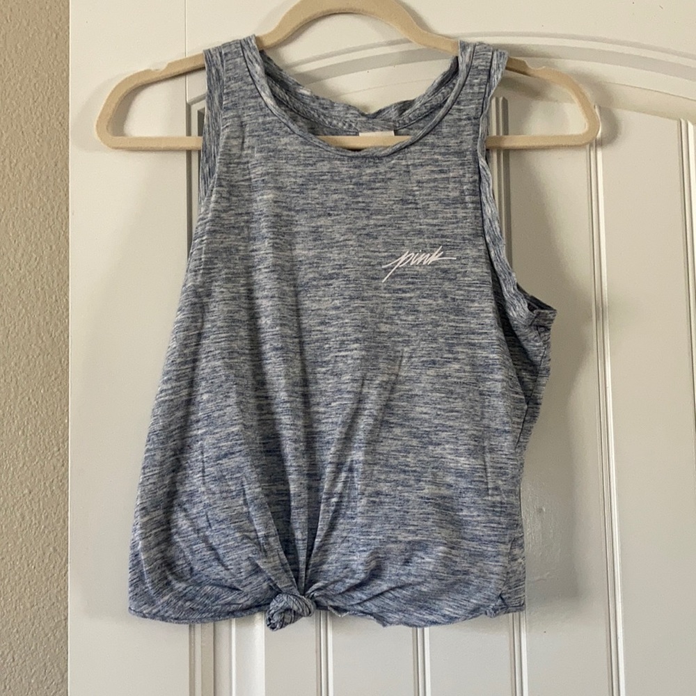 VS Pink Cropped Tank